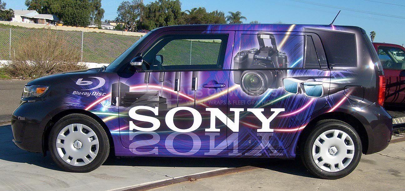 Car Wrap Sony